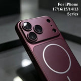 Solid Color Magnetic Charge Case For iPhone