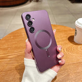 Luxury Matte Magnetic Phone Case for Samsung