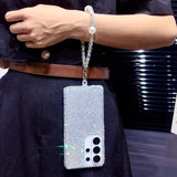 Solid Color Full Rhinestone Phone Case For Samsung