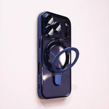 Transparent Stand Soft Phone Case For iPhone