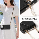 PU Leather Phone Wallet Case For iPhone