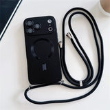Crossbody Lanyard Magnetic Case For iPhone