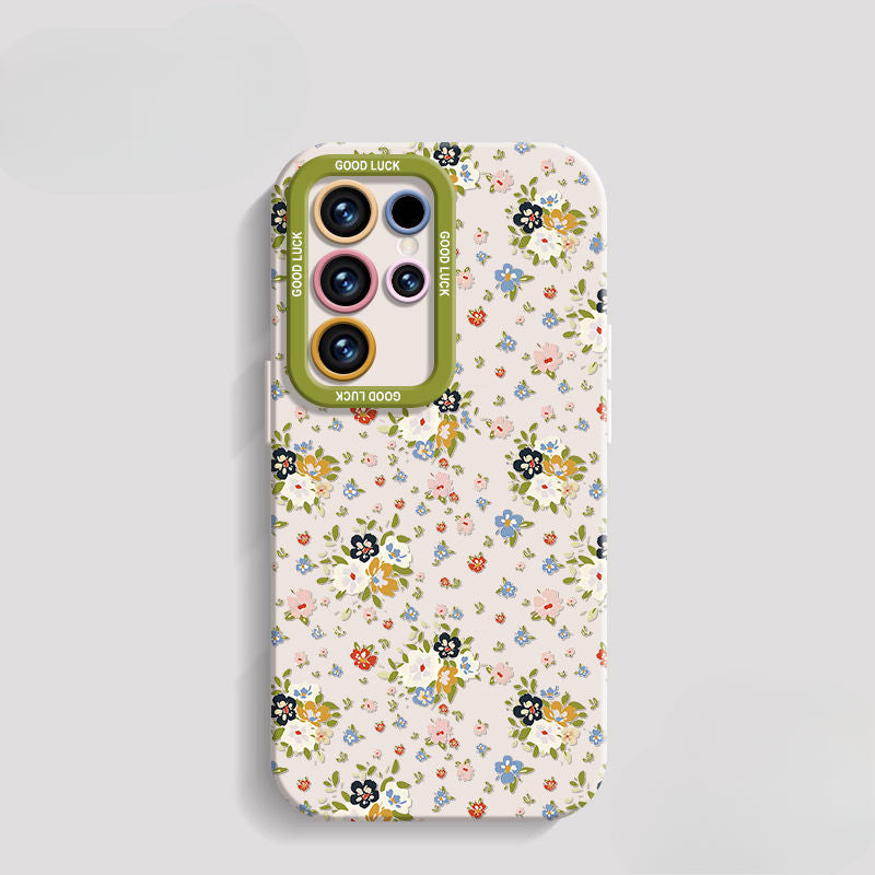 Floral Silicone Phone Case For Samsung