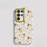 Floral Silicone Phone Case For Samsung