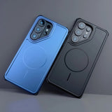 Shockproof Armor Matte Magnetic Case For Samsung