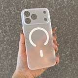 Frosted Magnetic Phone Case For iPhone