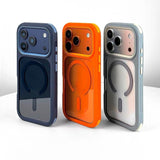 2-in-1 Magnetic Transparent Phone Case For iPhone