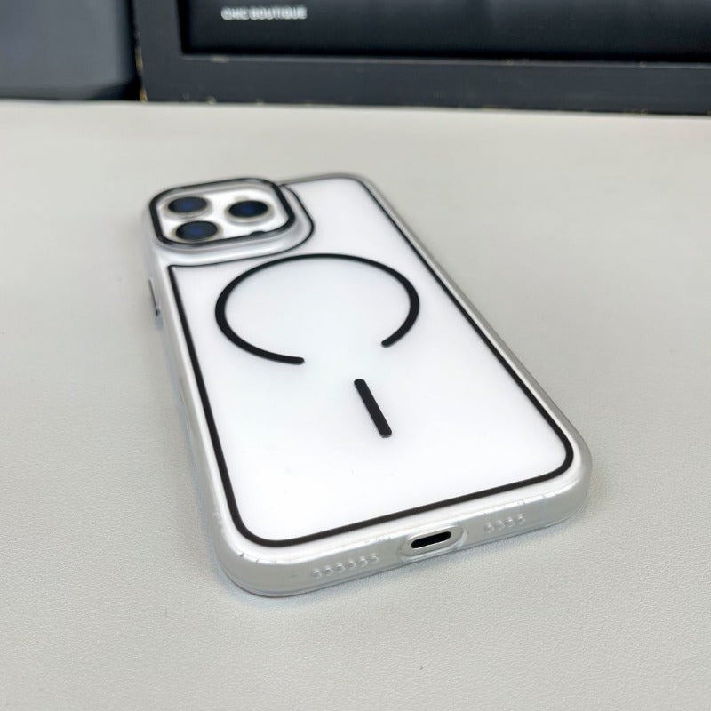 Simple Magnetic Phone Case For iPhone