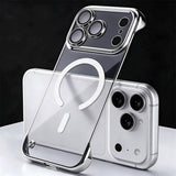 Ultra Thin Frameless Plating Phone Cases For iPhone