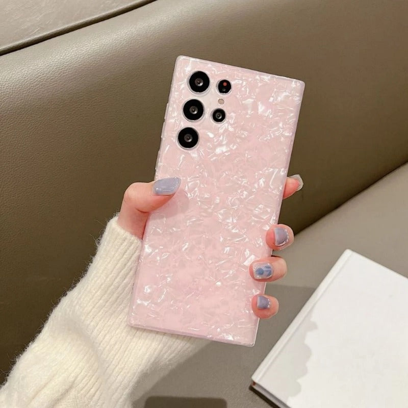 Glitter Dream Soft Silicone Marble Phone Case For Samsung