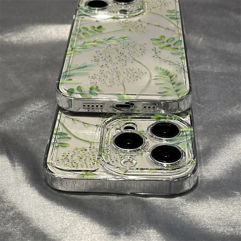 Abstract Plants Flower Phone Case For iPhone