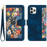 Card Slot Flip Flower Phone Case For Samsung