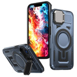 Lens Cover Bracket Anti-fall Magnetic Mobile Phone Case For iPhone
