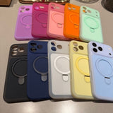 Solid Colo Soft Phone Case For iPhone