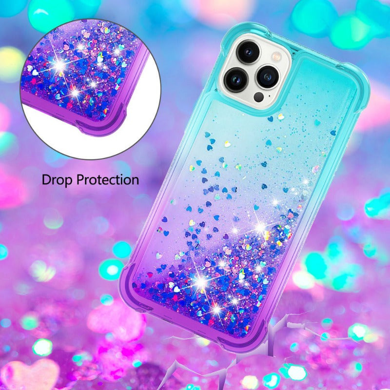 Gradient Quicksand Phone Case For iPhone