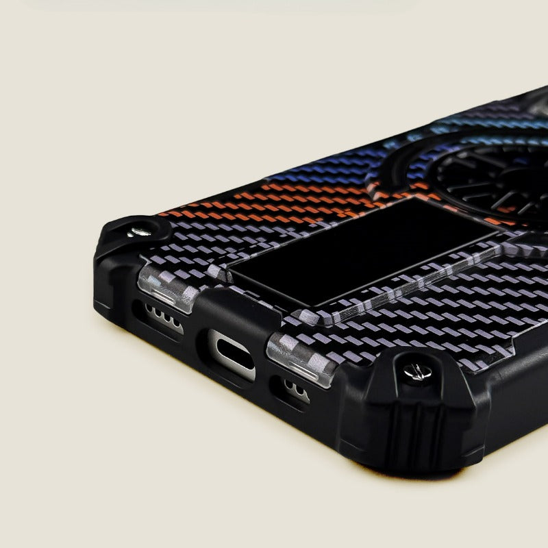 Airbag Magnetic Bracket Phone Case For iPhone