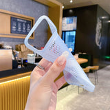 Jelly-like Mesh Soft Silicone Phone Case For iPhone