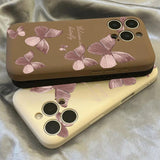 Lens Flat Silicone Case For iPhone
