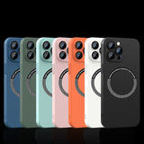 Slim Matte Hard PC Magnetic Case For iPhone