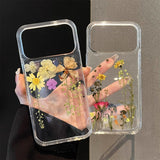 Resin-encased Real Flower Specimen Anti-drop Phone Case For iPhone