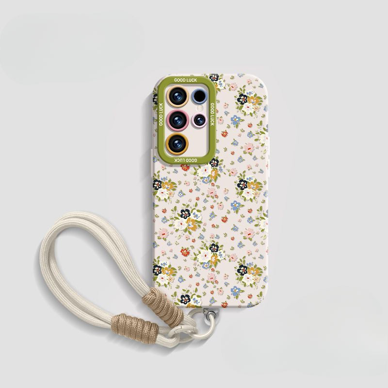 Floral Silicone Phone Case For Samsung