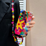 Graffiti Flower Phone Case For iPhone