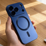 Metallic Paint Magnetic Soft Case For iPhone