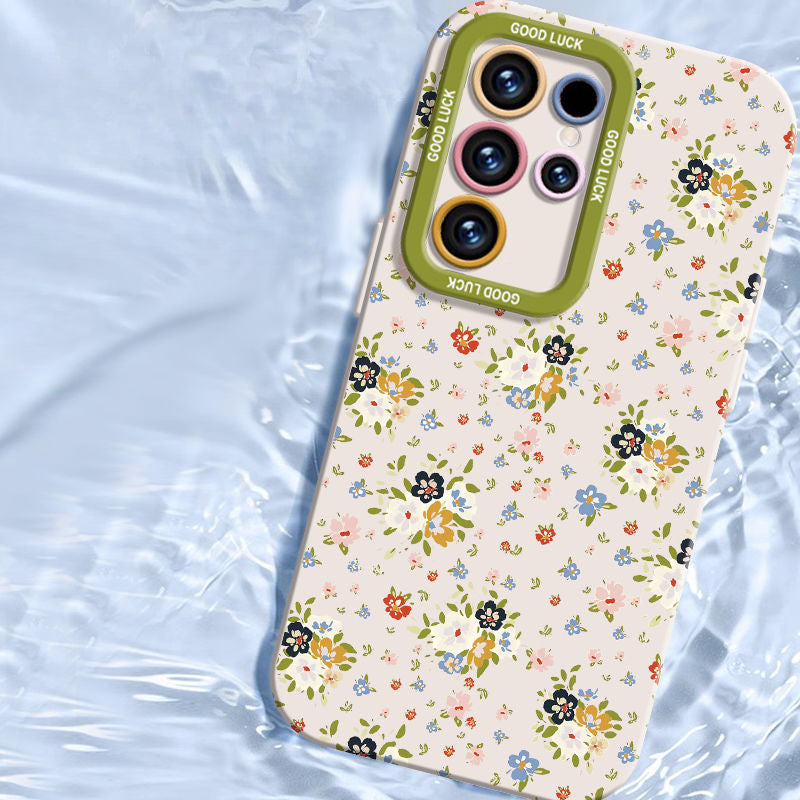Floral Silicone Phone Case For Samsung