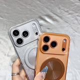 Magnetic Rotating Stand Lanyard Phone Case For iPhone