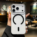 Slim Clear Transparent Magnetic Hard PC Case For iPhone