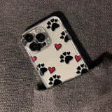 Black Claw Love Phone Case For iPhone