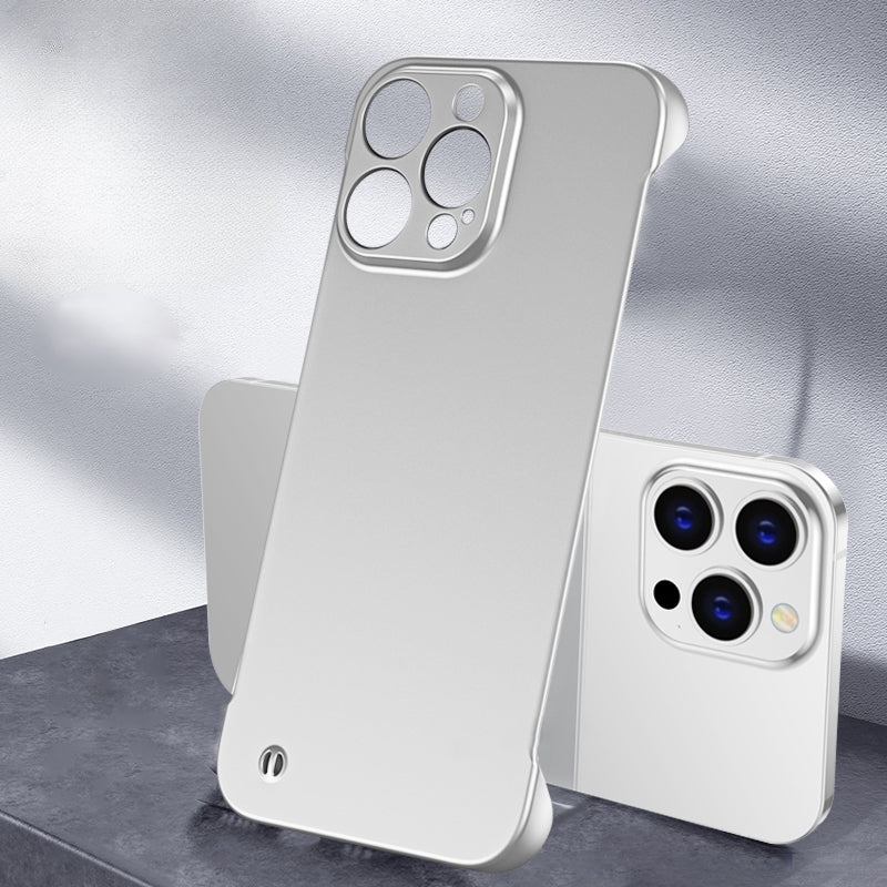 Ultra-thin Borderless Hard Drop-proof Mobile Phone Case For iPhone