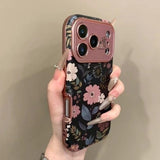 Flower-shaped Large Window Phone Case For iPhone