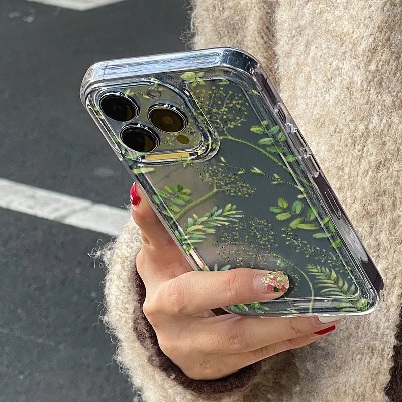 Abstract Plants Flower Phone Case For iPhone