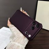 Simple Four-corner Shockproof Soft Phone Case For iPhone