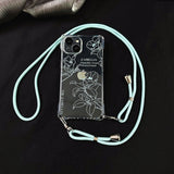 Line Flower Phone Case For iPhone