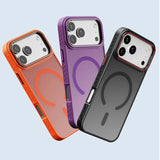 Matte Transparent Magnetic Case For iPhone