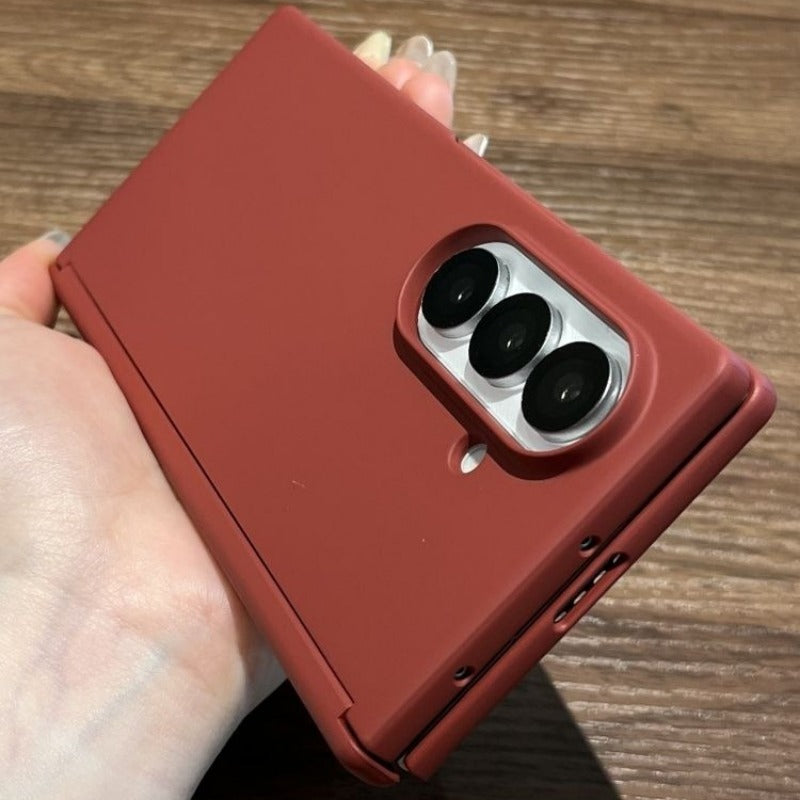 Solid Color Frosted Magnetic Phone Case For Samsung Z FOLD 7 6 5 4