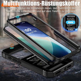 Heavy Duty Build in 360° Rotate Kickstand Slide Camera Case For iPhone