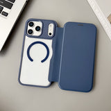 Flip Card Holder Magnetic Phone Case For iPhone