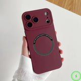 Liquid Silicone Magnetic Silicone Case For iPhone