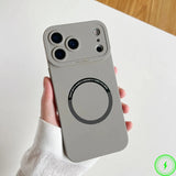 Liquid Silicone Magnetic Silicone Case For iPhone
