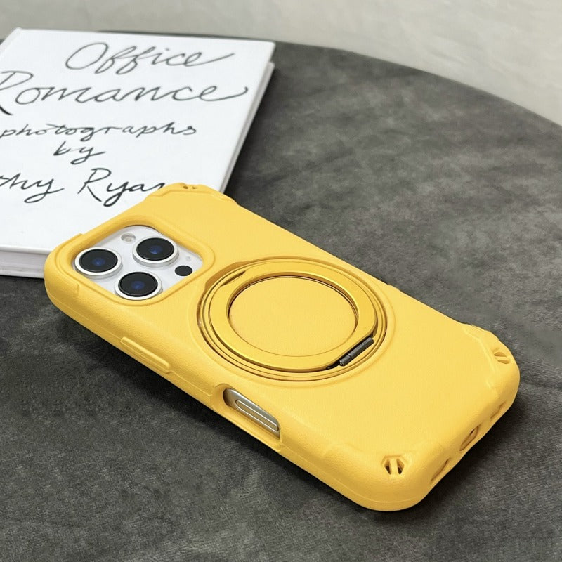 Thickened 360° Rotating Magnetic Bracket Phone Case For iPhone