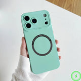 Liquid Silicone Magnetic Silicone Case For iPhone