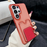 Glitter Card Holder Phone Case For Samsung