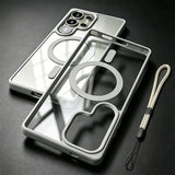 Transparent Acrylic Magnetic Phone Case For Samsung