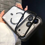 Magnetic Clear Phone Case For iPhone