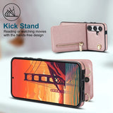 Crossbody Cards Solt Bag Zipper Wallet Case For Samsung