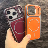 Large Window Magnetic Phone Case For iPhone