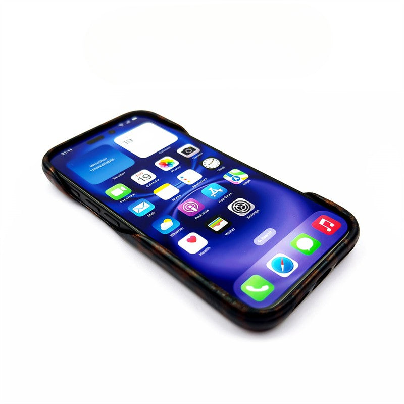 Leopard Print Leather Phone Case For iPhone